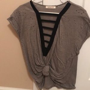 Tied up t-shirt from Jenna and molly